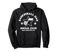 NBA Utah Jazz Father's Day Basketball Dad Social Club Sudadera con Capucha