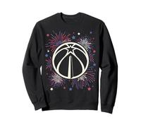 NBA Washington Wizards 4th of July Team Logo and Fireworks Sudadera