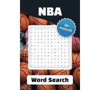 NBA Word Search Puzzle Book: NBA Word Search Puzzle Book: Easy to Read Word Searches About NBA, Basketball, and Famous Players | 6x9 Inches, 110 Pages | 50+ Puzzles for Relaxation and Fun