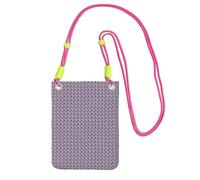 NBAGHPQ Bolsa cruzada para teléfono con estampado de globo aerostático de lavanda, ligera, impermeable, para viajes, correr, compras, fucusia, Talla única