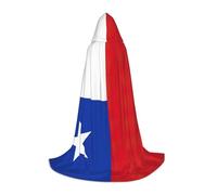 NBAGHPQ Capa con capucha de carnaval con estampado de bandera de Chile, disfraz de cosplay, festival, eventos al aire libre, ropa de moda