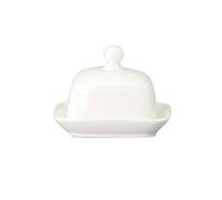 NBAKXXCO plato de mantequilla Plato de mantequilla Material cerámico encimera mantequilla crujiente for cocina blanco