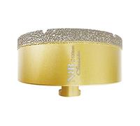 NBB Broca de diamante con M14, corona diamante para taladrar en seco y en húmedo profesionalmente en porcelana dura, cerámica, baldosas, granito, mármol, azulejo, para Amoladora Angular (1, 130mm)