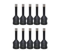 NBB Broca de diamante con M14, corona diamante para taladrar en seco y en húmedo profesionalmente en porcelana dura, cerámica, baldosas, granito, mármol, azulejo, para Amoladora Angular (8mm x10pcs)