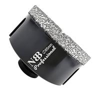 NBB Broca de diamante con M14, corona diamante para taladrar en seco y en húmedo profesionalmente en porcelana dura, cerámica, baldosas, granito, mármol, azulejo, para Amoladora Angular (85mm)