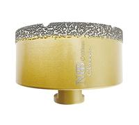 NBB Broca de diamante con M14, corona diamante para taladrar en seco y en húmedo profesionalmente en porcelana dura, cerámica, baldosas, granito, mármol, azulejo, para Amoladora Angular (1, 100mm)
