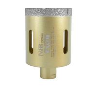 NBB Broca de diamante con M14 corona diamante para taladrar en seco y en húmedo profesionalmente en porcelana dura cerámica baldosas granito mármol azulejo para Amoladora Angular (1, 60mm)