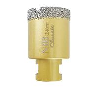 NBB Broca de diamante con M14, corona diamante para taladrar en seco y en húmedo profesionalmente en porcelana dura, cerámica, baldosas, granito, mármol, azulejo, para Amoladora Angular (1, 40mm)