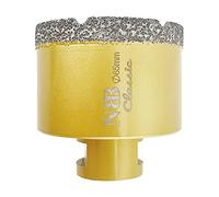 NBB Broca de diamante con M14, corona diamante para taladrar en seco y en húmedo profesionalmente en porcelana dura, cerámica, baldosas, granito, mármol, azulejo, para Amoladora Angular (1, 65mm)