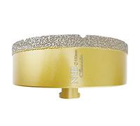 NBB Broca de diamante con M14, tipo dorado clásico, corona diamante para taladrar en seco y en húmedo en porcelana dura, cerámica, baldosas, granito, mármol, azulejo, para Amoladora Angular(1, 150mm)