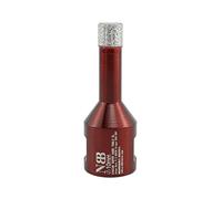 NBB Broca de diamante fresa diamantada con M14, corona diamante para taladrar en seco y húmedo en porcelana dura cerámica baldosa granito mármol azulejo para Amoladora Angular (1pc, 10mm)