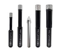 NBB Brocas de diamante con vástago hexagonal,corona diamante para taladrar en seco en porcelana, cerámica, baldosas, granito, azulejo, meyor en húmedo, en taladros de cable o sin cable(4, 6/8/10/12mm)