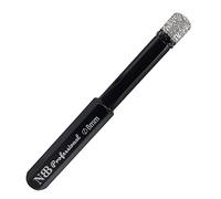 NBB Brocas de diamante con vástago hexagonal,corona diamante para taladrar en seco en porcelana, cerámica, baldosas, granito, azulejo, meyor en húmedo, en taladros de cable o sin cable (1, 8mm)