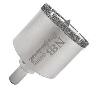 NBB Brocas de diamante con vástago triangular, corona diamante, taladrar en húmedo en mármol, piedra lujo, cerámica, granito, azulejo, vidrio, tec. galvanizada, en taladros de cable o sin cable(50mm)