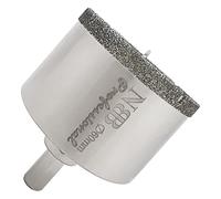 NBB Brocas de diamante con vástago triangular, corona diamante, taladrar en húmedo en mármol, piedra lujo, cerámica, granito, azulejo, vidrio, tec. galvanizada, en taladros de cable o sin cable(60mm)