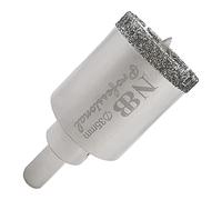 NBB Brocas de diamante con vástago triangular, corona diamante, taladrar en húmedo en mármol, piedra lujo, cerámica, granito, azulejo, vidrio, tec. galvanizada, en taladros de cable o sin cable(35mm)