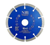 NBB Disco de corte de diamante con 8mm segmento duradero disco de diamante universal Corte en seco de mármol Granito Ladrillo cerámico hormigón piedra para uso general (1,125x22,23mm)