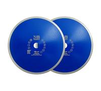 NBB Disco de corte de diamante sierra de diamante con altura de 8mm cuchilla continua espesor 1,7mm hoja corte profesional de Porcelanico Cerámica Azulejo Mármol Granito (2, 230mm / 9”)