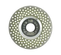 NBB Disco de diamante niquelado 110mm Disco diamantado multiusos para esmerilado afilado desbaste y pulido de acero,cerámica,vidrio,porcelánico Alta on agujeros de refrigeración