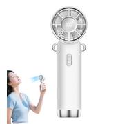 Nbbwwu Abanico de Mano, Ventilador Personal, Con Pantalla Digital y 100 Velocidades de Viento para Uso en Viajes Senderismo Acampada Conciertos al Aire Libre para Hombres Mujeres y Niñas
