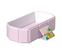 Nbbwwu Bañera Plegable Para Niños | Bañera Plegable Portátil Para Niños - Cubo Antideslizante con Asiento Reclinable para Sentarse y Limpieza Corporal, para Viajes, Guardería, Baño y Patio