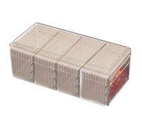 Nbbwwu Estuche para naipes transparente,Caja para naipes transparente | Estuche para juegos de cartas | Estuches para cartas de baraja de juego, caja de almacenamiento para cartas coleccionables, caja