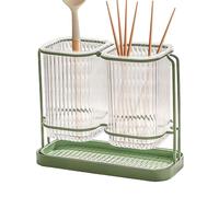 Nbbwwu Soporte para palillos para lavavajillas, organizador de cubiertos, soporte para utensilios, para encimera, granja, hogar, cocina, fregadero, gabinetes de escritorio