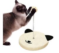 Nbbwwu Tablero De Rascado para Gatos con Una Bola - Juguete Interactivo con, Pelota Y Campana Incorporada,Alfombrilla de Sisal para Gatos - para Rascar Todas Las Razas De De Interior En Sofás Paredes