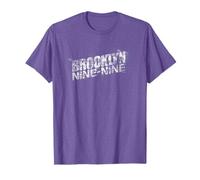 NBC Camiseta Elegante de Brooklyn Nine-Nine para Niños y Niñas, Manga Corta, Color Negro, Talla Pequeña