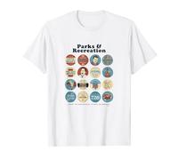 NBC - Camiseta estándar con cita - Hombre, Mujer - Unisex-adultos - Manga corta - Camiseta - Tema citas - Blanco - S
