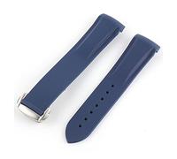 NBCNZCTSAS 20 mm 21 mm 22 mm Fin de goma de silicona de silicona end for Pagani Watch Fit for Huawei Adecuado Gt2 Magic Watch 2 Fit for Honor Fit for Samsung Galaxy Watch S3 S4(Navy blue 1)