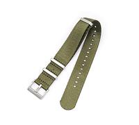 NBCNZCTSAS 20 mm de 22 mm de 24 mm Cinturón de seguridad de nylon for OTAN Strap Military Watch Band Reemplazo Reloj Straps Fit for Omega Fit for James Fit for Bond 007(Army,24mm)