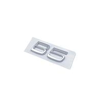 NBCNZCTSAS 3D AWD B5 T4 T5 T6 Logo Emblema Insignia Etiqueta engomada del Coche Apto for Volvo XC60 automóvil Maletero Letras Emblema Coche Pegatina Trasera(Silver B5)