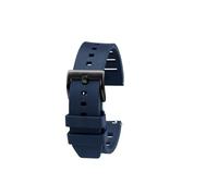 NBCNZCTSAS Ajuste adecuado for Huawei WATCH3/4Pro Ultimate Correa GT2/GT3 fluororubber correa de reloj accesorios de relojes de buceo for hombres(Blue black pin,20mm)