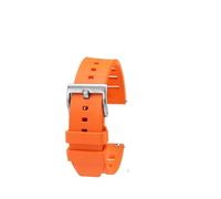 NBCNZCTSAS Ajuste adecuado for Huawei WATCH3/4Pro Ultimate Correa GT2/GT3 fluororubber correa de reloj accesorios de relojes de buceo for hombres(Orange silver pin,22mm)