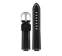 NBCNZCTSAS Ajuste for Casio AP Farmhouse Oak correa de reloj GA-2100 GM-2100 correa de reloj de cuero Vintage esmerilado modificado 16m accesorios de pulsera for hombre(Black-steel)