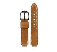 NBCNZCTSAS Ajuste for Casio AP Farmhouse Oak correa de reloj GA-2100 GM-2100 correa de reloj de cuero Vintage esmerilado modificado 16m accesorios de pulsera for hombre(Khaki black)