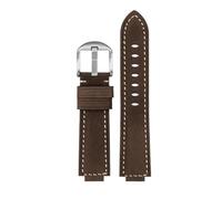 NBCNZCTSAS Ajuste for Casio AP Farmhouse Oak correa de reloj GA-2100 GM-2100 correa de reloj de cuero Vintage esmerilado modificado 16m accesorios de pulsera for hombre(Dark brown-steel)