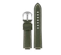 NBCNZCTSAS Ajuste for Casio AP Farmhouse Oak correa de reloj GA-2100 GM-2100 correa de reloj de cuero Vintage esmerilado modificado 16m accesorios de pulsera for hombre(Army green steel)