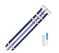 NBCNZCTSAS Ajuste for Daniel Ajuste for Wellington Ajuste for Tissot Ajuste for Rolex Water Ghost Ajuste for Citizen Ajuste for Seiko Correa de reloj de nailon elástico 18 20 22 mm((5) Purple,20mm)