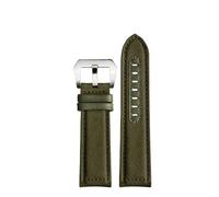 NBCNZCTSAS Ajuste for Panerai PAM111 441 Ajuste for Jeep correa de reloj de lona 22mm 24 hombre ejército verde caqui negro pulsera de correa de reloj inferior de nailon(Army Green-steel,22mm)