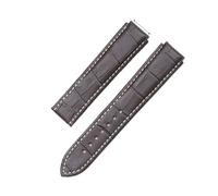 NBCNZCTSAS Ajuste for Rado R30179105 Centrix 734.0179.3.110 20 mm Correa de cuero for hombre Hebilla marrón for interfaz convexa(Brown)