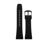 NBCNZCTSAS Ajuste for Seiko VELATURA/SRH 006 013 SPC007J1 SNAE17 26mm Correa deportiva de silicona negra 26mm accesorios de reloj de goma for hombre(108 black black)