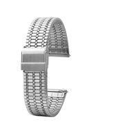 NBCNZCTSAS Correa de muñeca de liberación rápida Fit for Tissot Fit for Citizen Fit for Casio Fit for Armani Fit for correa de reloj Fossil Correa de reloj de acero inoxidable for hombres y mujeres 18