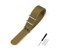 NBCNZCTSAS Correa de nailon for reloj, Correa acanalada de 18mm, 19mm, 20mm y 22mm, apta for repuesto de tela balística militar, accesorios de correa de reloj Premium(E,20mm)