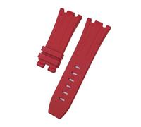 NBCNZCTSAS Correa de reloj de caucho fluorado FKM de 28 mm y 30 mm for AP Fit for cinturón Audemars Fit for Piguet Fit for ROYAL OAK OFFSHORE 15710 15703 Pulsera de correa de reloj(Black 01,30MM_NO BU