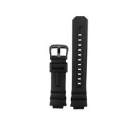 NBCNZCTSAS Correa de reloj de goma de silicona Accesorio de correa de reloj for hombre negro de 16 mm apto for CASIO Fit for G-SHOCK 4778 AW-591 AW-590 AW-5230 AWG-M100 AWG-M101(Black-B pin)