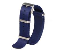 NBCNZCTSAS Correa de reloj de nailon de 20mm y 22mm, cómodas correas de reloj for lazo, Blet lavable militar apto for correas de reloj for hombres(Dark blue-S,20mm)