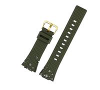 NBCNZCTSAS Correa de reloj de silicona de 16mm for hombre, compatible for Casio Fit For G-SHOCK GA-110 GM-110GB GA-110 GA-100 GA-120, accesorios de correa de reloj de goma de resina y silicona(Green g