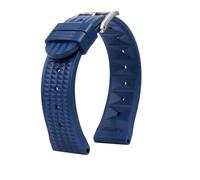 NBCNZCTSAS Correa de reloj Waffle apta for Seiko PROSPEX SKX007 Water Ghost 20mm 22mm abulón pequeño MM correa de silicona for reloj deportivo de buceo for hombre(B Blue-silver,Width 20mm)